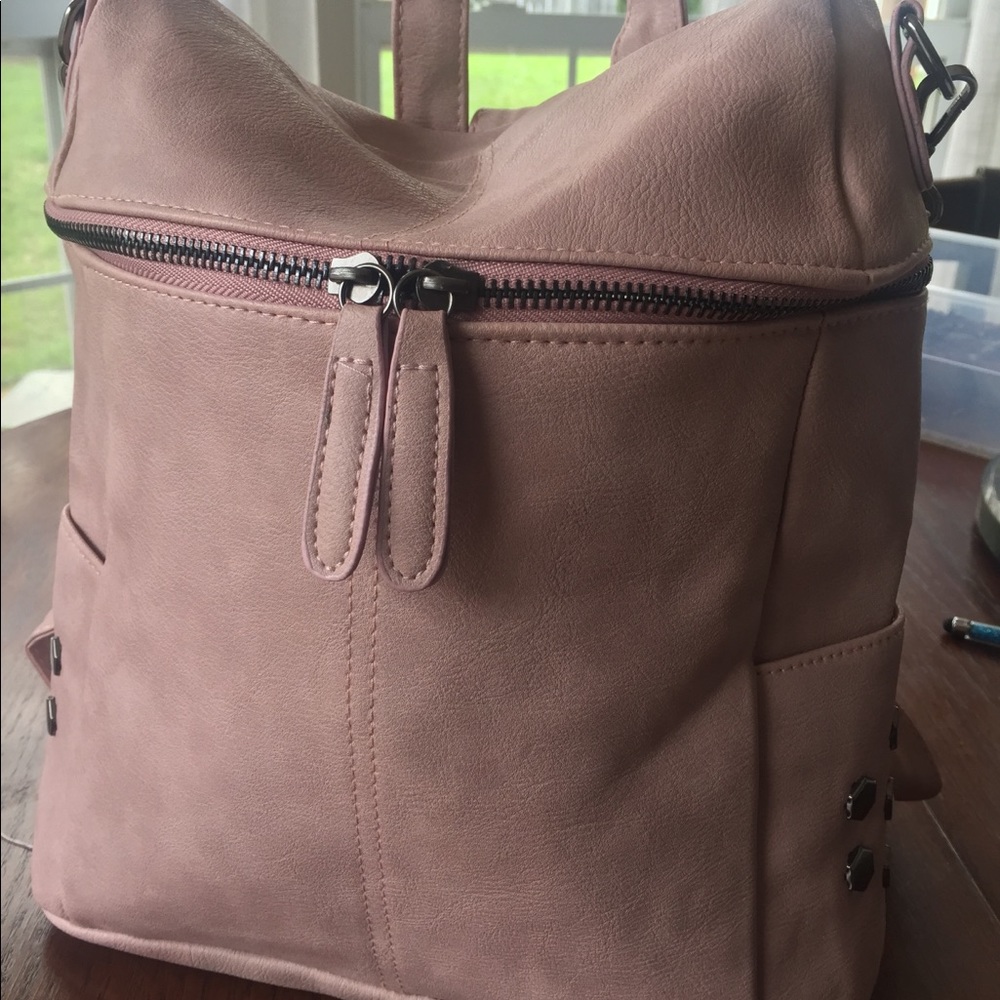 Dusty rose backpack - Picture 6 of 8